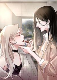 After kissing the professor